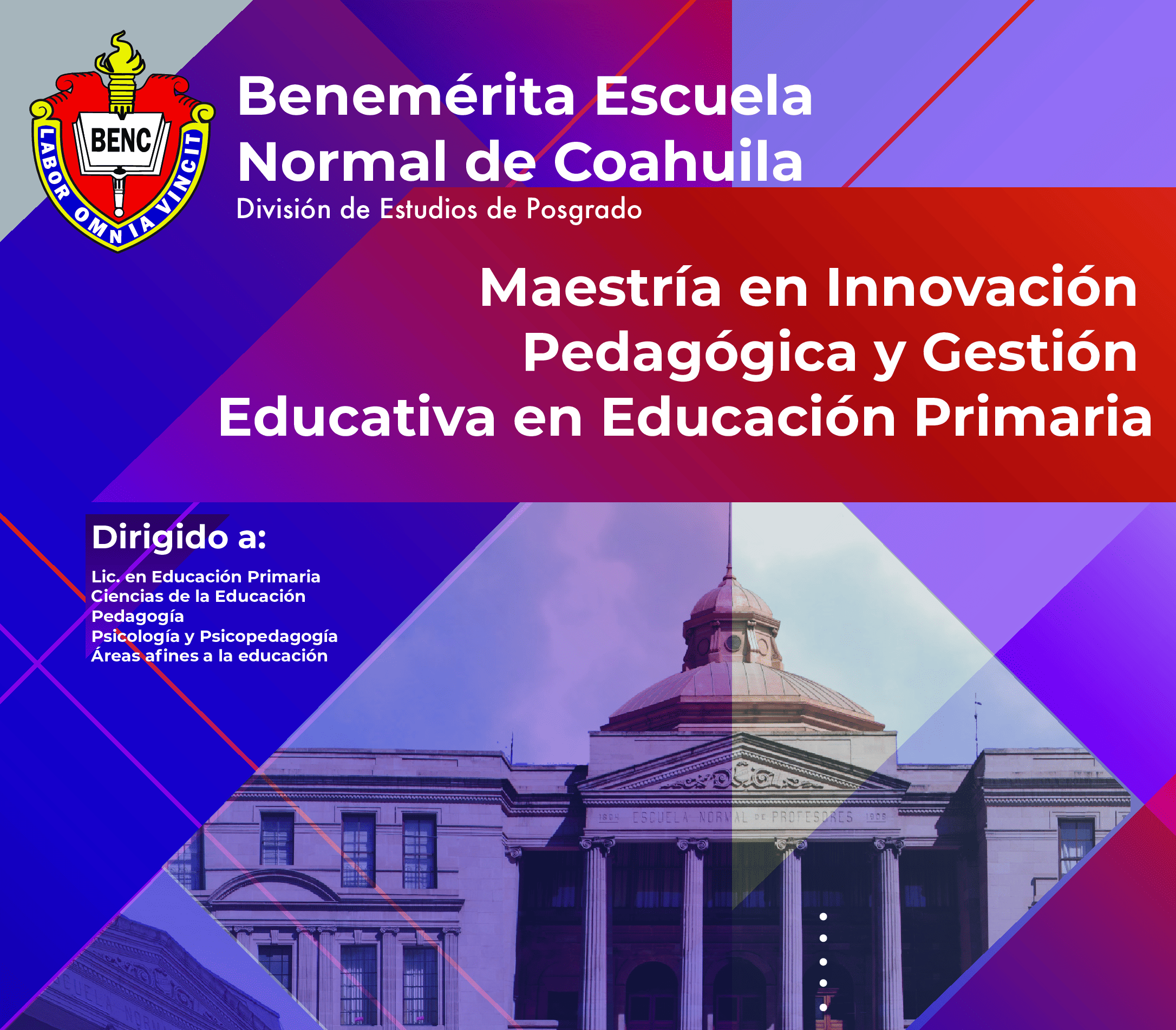 Convocatoria Maestr&iacute;a 2026